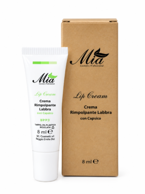 Crema rimpolpante labbra con capsico 8ml - Mia