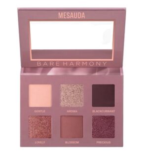Palette Ombretti 6 Colori Bare Harmony Mesauda/201 Tender Mauve