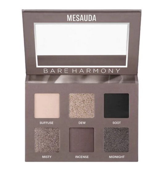 Palette Ombretti 6 Colori Bare Harmony Mesauda/202 Deep Smokey