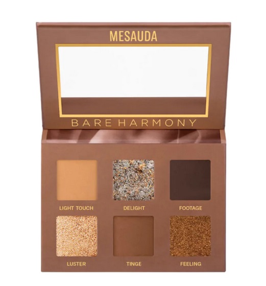 Palette Ombretti 6 Colori Bare Harmony Mesauda/203 Cool Bronze
