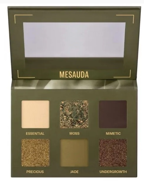 Palette Ombretti 6 Colori Bare Harmony Mesauda/205 Hidden Green