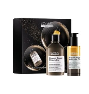 Kit absolut molecular Shampoo 300ml + olio bifasico 90ml - L'Oreal