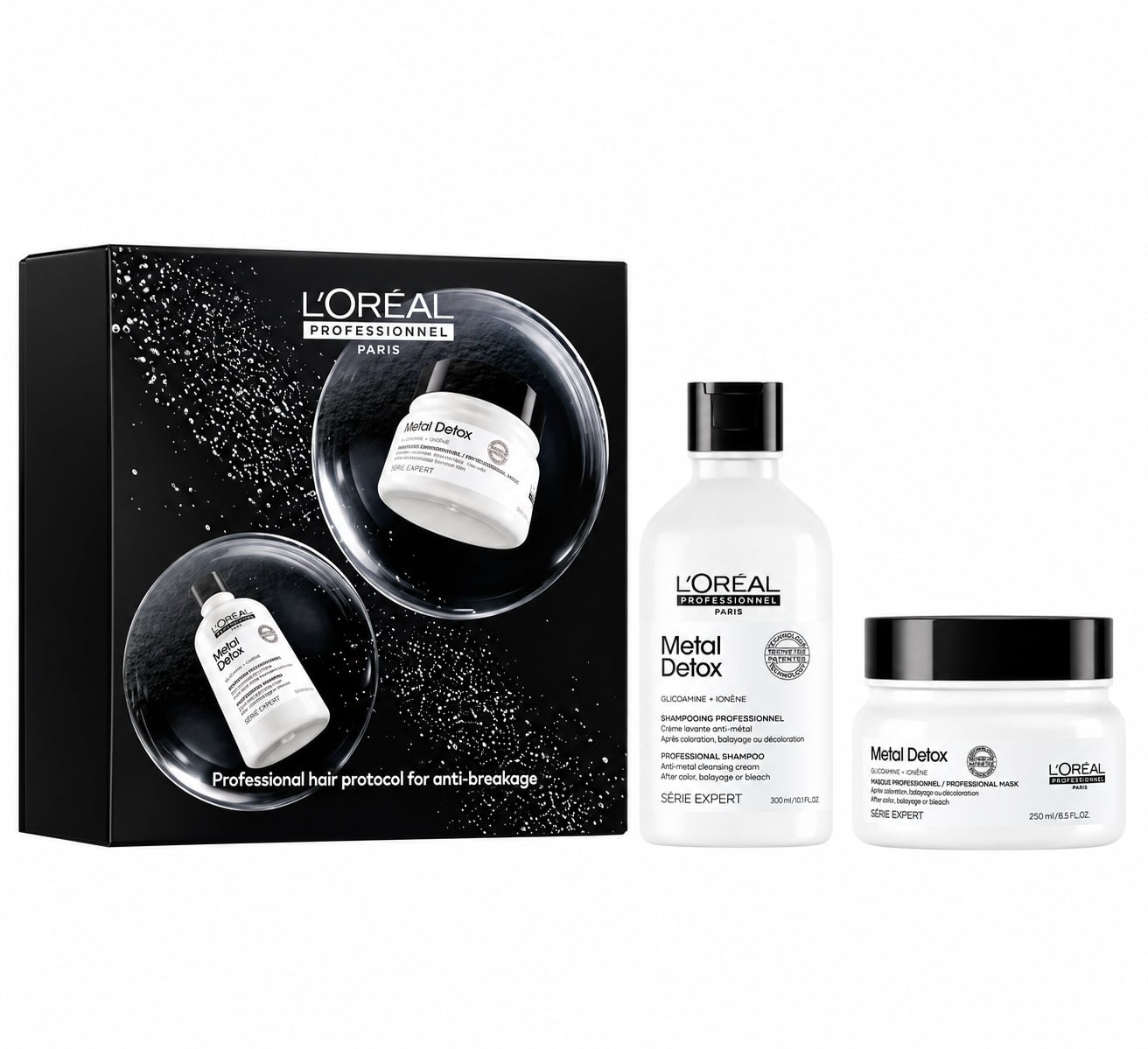 Kit metal detox Shampoo 300ml + Maschera 250ml - L'Oreal