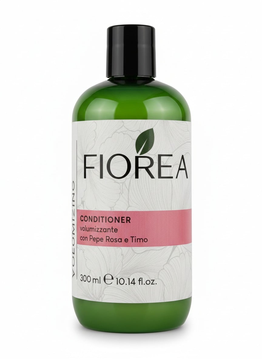 Conditioner volumizzante con pepe rosa e timo 300ml Volumizing - Fiorea