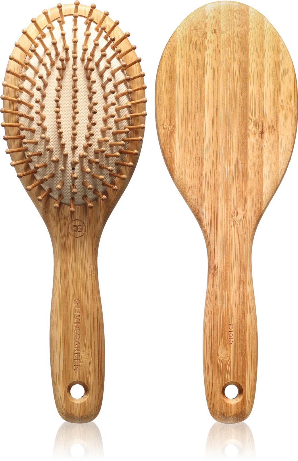 Spazzola Olivia Garden piatta bamboo massage M - Morocutti
