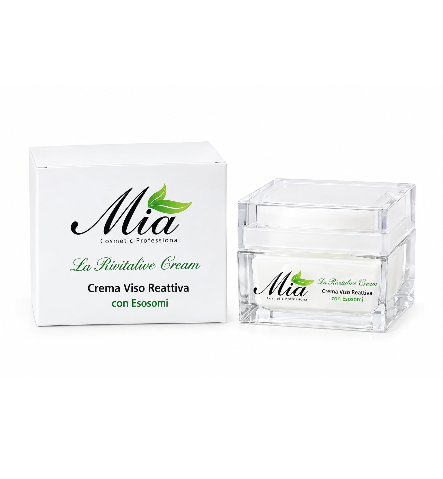 Crema viso reattiva con esosomi e vitamina E 50ml - Mia